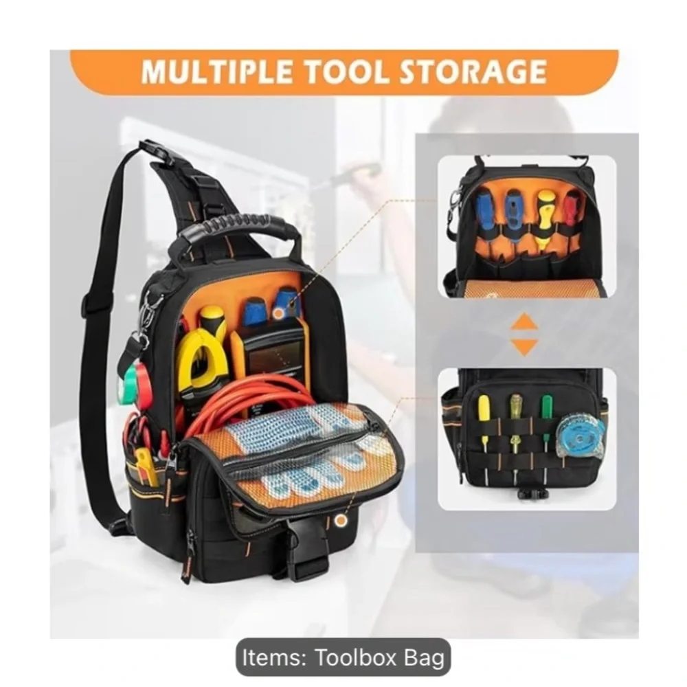None straps toolbox electricians